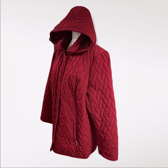 NORTHERN REFLECTIONS | Quilted Styled Hooded Jacket - Picture 9 of 9
